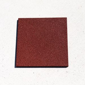 Gumová dlažba ECOTILE 500 x 500 mm - červená